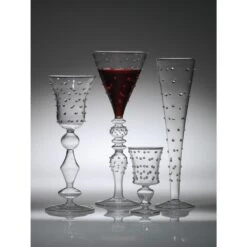 Abigails La Boheme Flute With Small Dots (Set Of 4) 9 Abigails La Boheme Flute With Small Dots (Set Of 4) -Tool Discount Store abigails champagne glasses 710410 31 1000