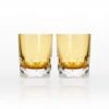 Rolf Glass Vienna 7 Oz. Amber Old-Fashioned (Set Of 2) -Tool Discount Store amber rolf glass whiskey glasses 510002 64 1000