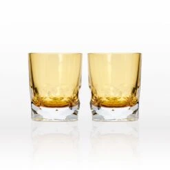 Rolf Glass Vienna 7 Oz. Amber Old-Fashioned (Set Of 2)