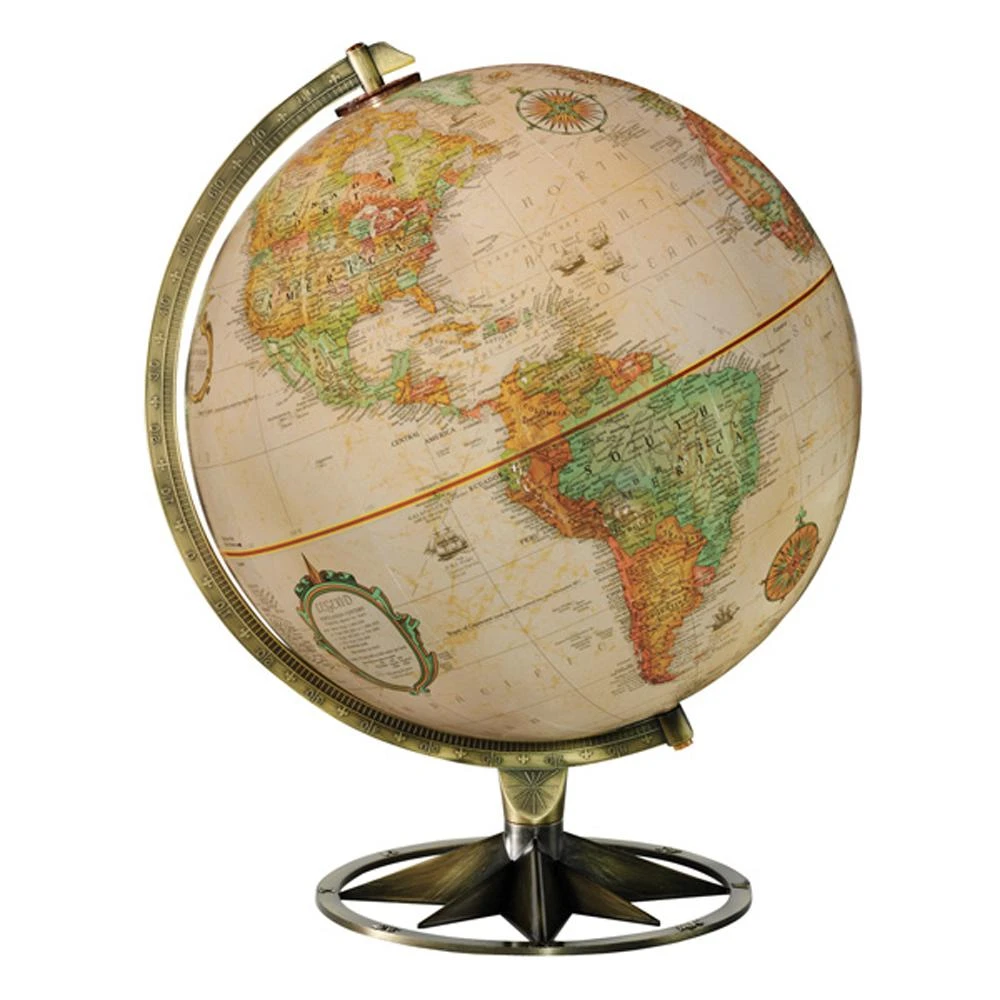 Replogle Compass Rose 12 In. Desk Globe 3 Replogle Compass Rose 12 In. Desk Globe