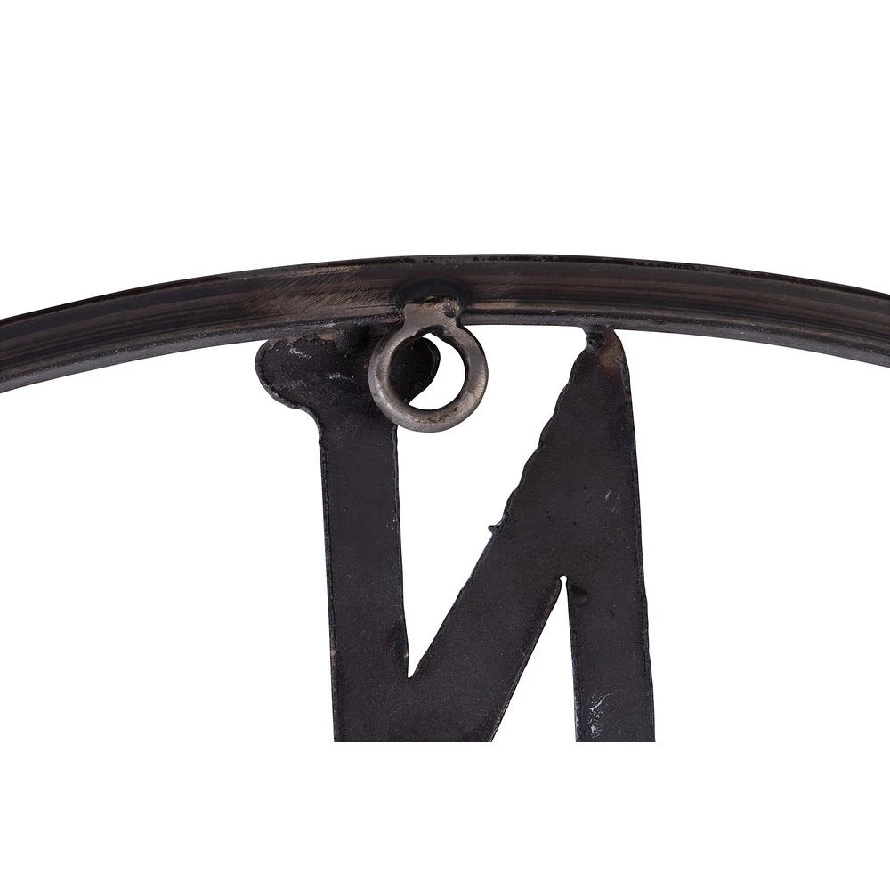 3R Studios 41 In. X 41 In. Distressed Aqua Iron Metal Wall Compass 4 3R Studios 41 In. X 41 In. Distressed Aqua Iron Metal Wall Compass - Image 2