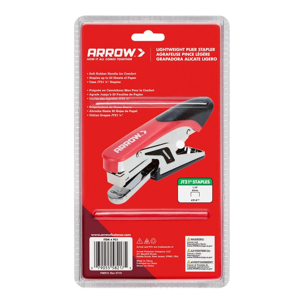 Arrow Lightweight Plier Stapler 4 Arrow Lightweight Plier Stapler - Image 2