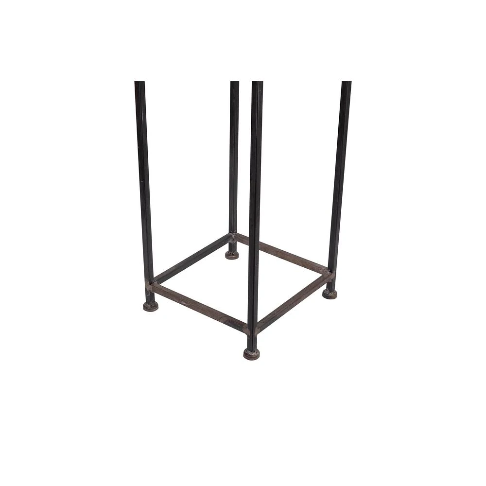 3R Studios House Shaped Metal Log Holder 6 3R Studios House Shaped Metal Log Holder - Image 4