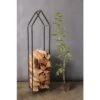 3R Studios House Shaped Metal Log Holder 1 3R Studios House Shaped Metal Log Holder -Tool Discount Store black 3r studios storage baskets da5552 64 1000