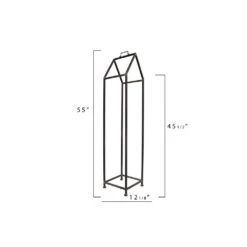 3R Studios House Shaped Metal Log Holder 12 3R Studios House Shaped Metal Log Holder -Tool Discount Store black 3r studios storage baskets da5552 fa 1000