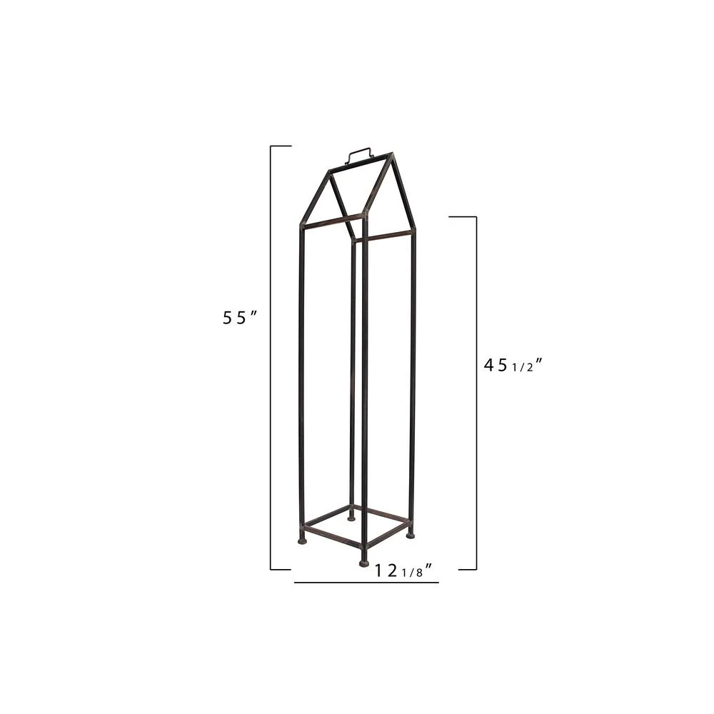 3R Studios House Shaped Metal Log Holder 7 3R Studios House Shaped Metal Log Holder - Image 5