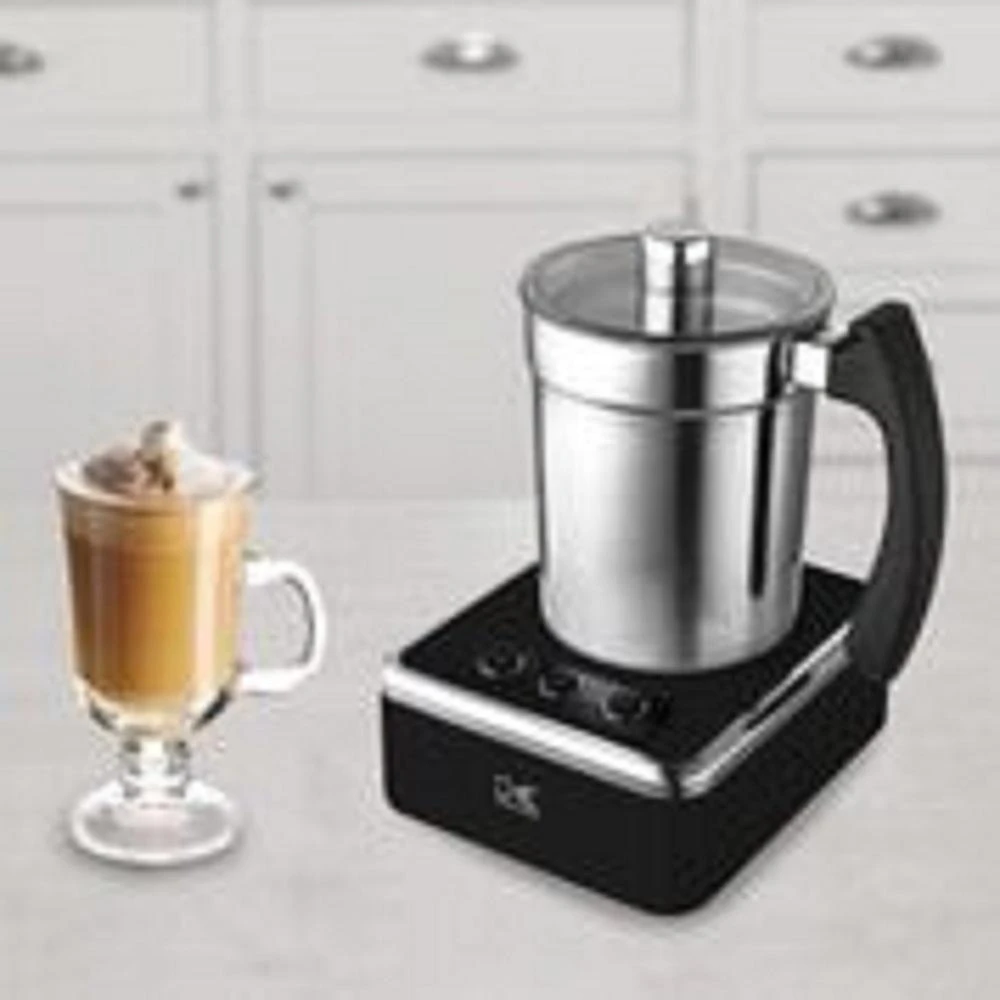 KALORIK 13.5 Oz. Black Stainless Steel Electric Milk Frother 8 KALORIK 13.5 Oz. Black Stainless Steel Electric Milk Frother - Image 6