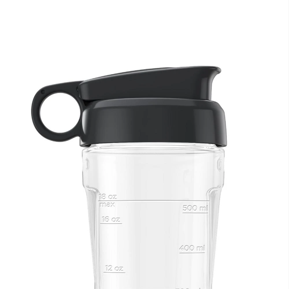 Black & Decker BLACK+DECKER Black BPA Free Tritan Personal Blender Jar With Travel Lid 5 Black & Decker BLACK+DECKER Black BPA Free Tritan Personal Blender Jar With Travel Lid - Image 3