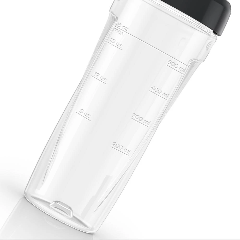 Black & Decker BLACK+DECKER Black BPA Free Tritan Personal Blender Jar With Travel Lid 4 Black & Decker BLACK+DECKER Black BPA Free Tritan Personal Blender Jar With Travel Lid - Image 2
