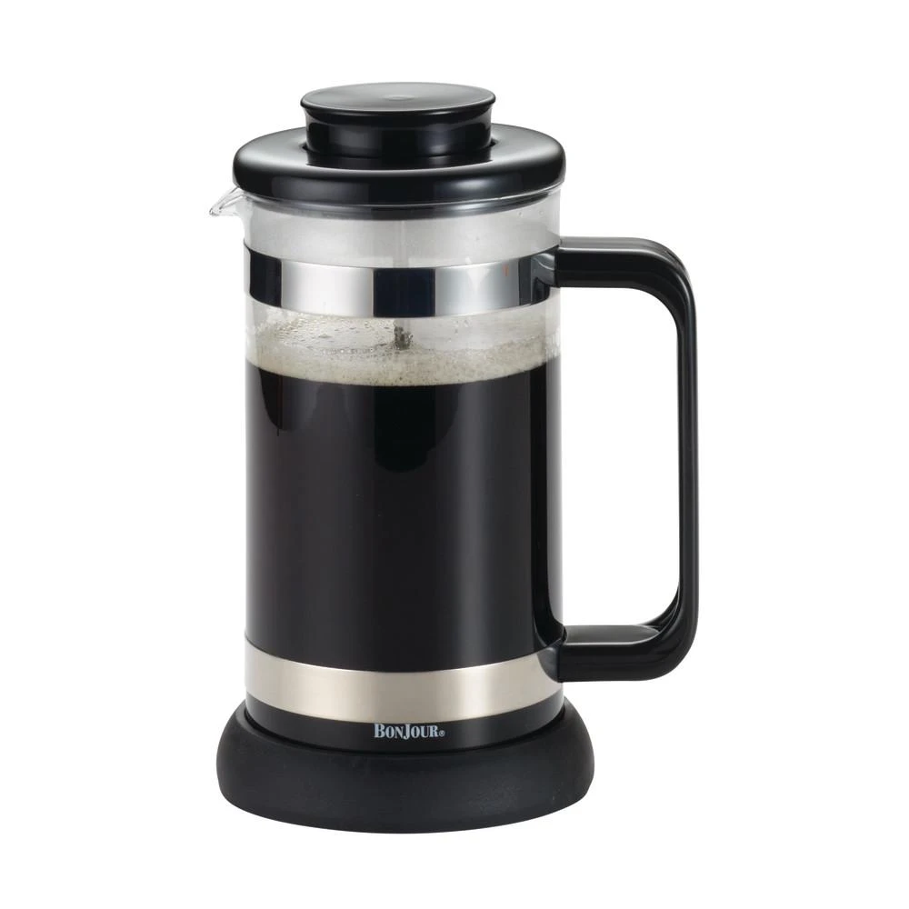 BonJour Riviera 8-Cup French Press In Black 6 BonJour Riviera 8-Cup French Press In Black - Image 4