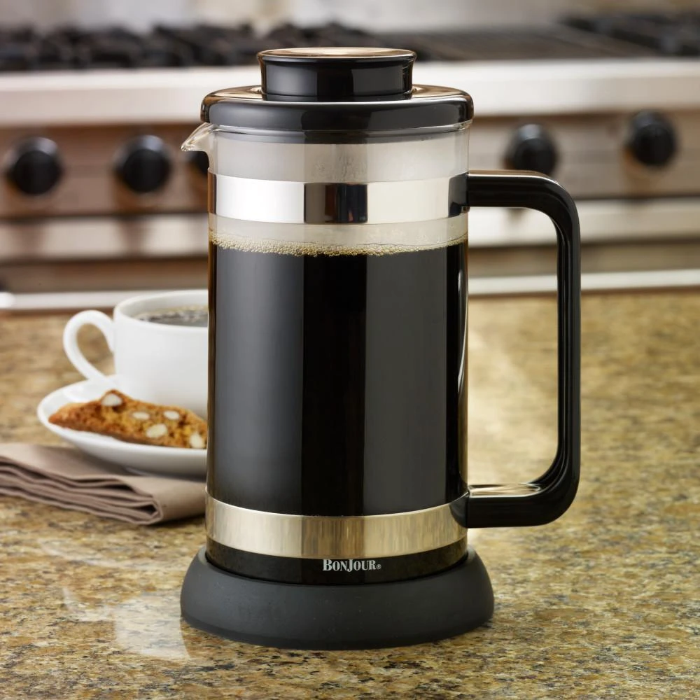 BonJour Riviera 8-Cup French Press In Black 10 BonJour Riviera 8-Cup French Press In Black - Image 8