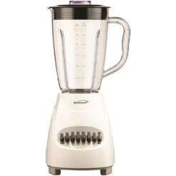 Brentwood Appliances 50 Oz. 12-Speed White Electric Blender With Plastic Jar