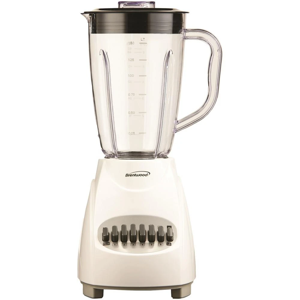 Brentwood Appliances 50 Oz. 12-Speed White Electric Blender With Plastic Jar 3 Brentwood Appliances 50 Oz. 12-Speed White Electric Blender With Plastic Jar