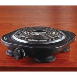 Brentwood Appliances Single Burner 28 In. Black Electric Burner -Tool Discount Store black brentwood appliances hot plates ts 321bk 31 1000