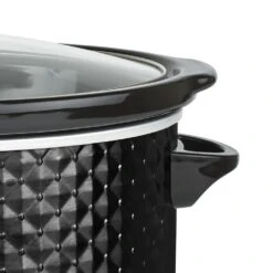 Brentwood Appliances Diamond 7 Qt. Black Slow Cooker With Tempered Glass Lid 11 Brentwood Appliances Diamond 7 Qt. Black Slow Cooker With Tempered Glass Lid -Tool Discount Store black brentwood appliances slow cookers sc 157bk 4f 1000