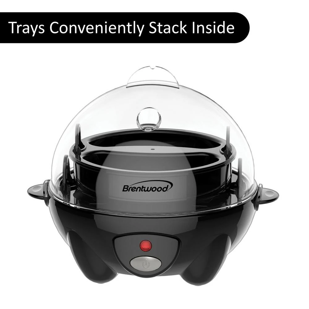 Brentwood 7-Egg Black Electric Egg Cooker With Auto Shutoff 7 Brentwood 7-Egg Black Electric Egg Cooker With Auto Shutoff - Image 5