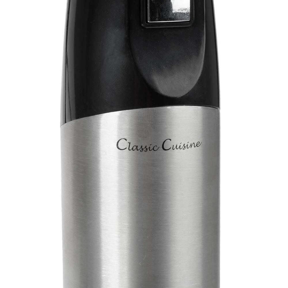 Classic Cuisine 6-Speed 4-in-1 Black Immersion Blender With Chopper And Whisk Attachment 6 Classic Cuisine 6-Speed 4-in-1 Black Immersion Blender With Chopper And Whisk Attachment - Image 4