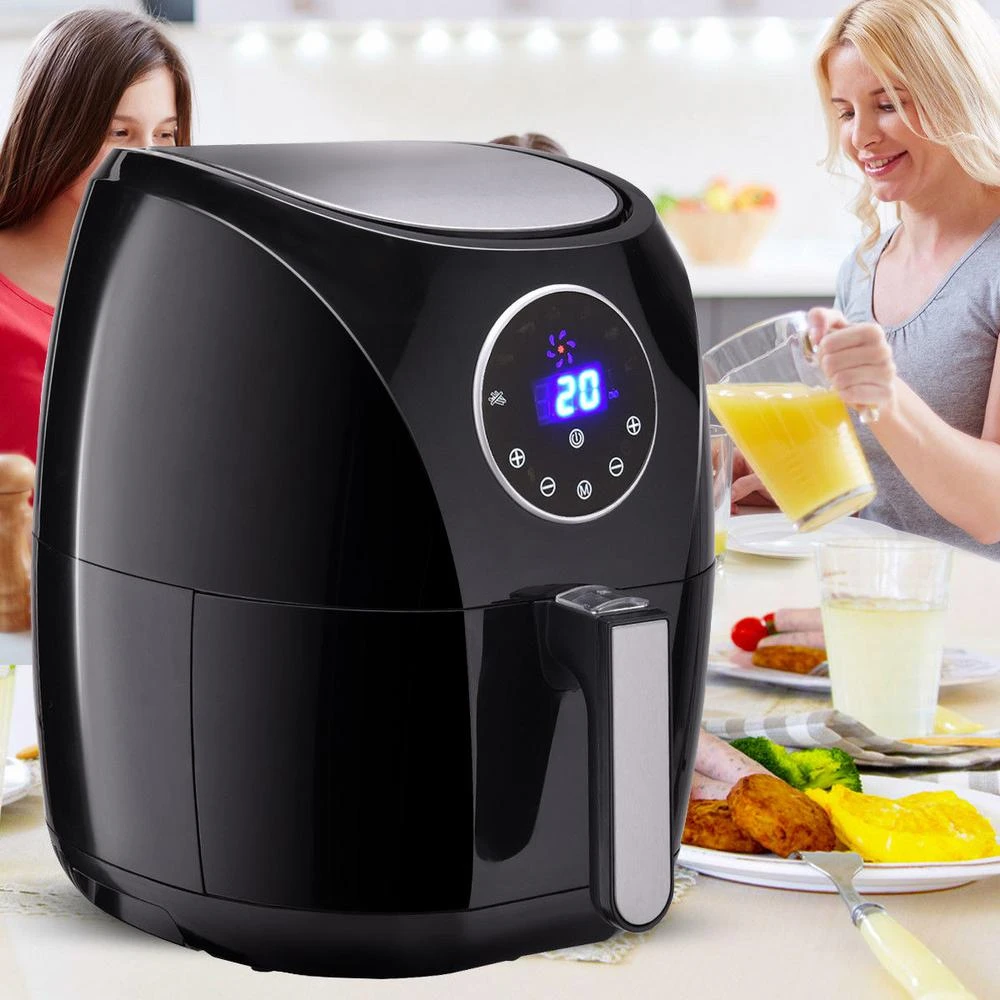 Costway 1400-Watt Electric Air Fryer 3.4 Qt. LCD Touch Screen Timer And Temperature Control 11 Costway 1400-Watt Electric Air Fryer 3.4 Qt. LCD Touch Screen Timer And Temperature Control - Image 9