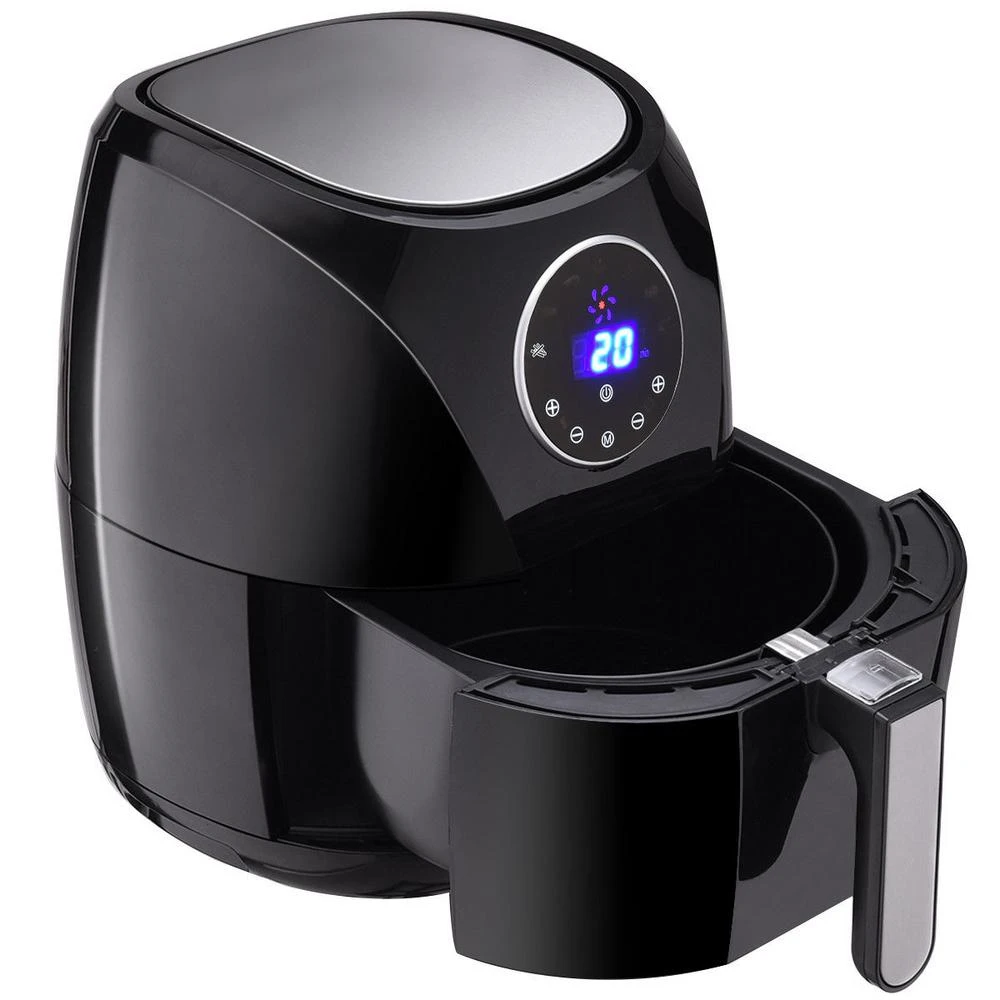 Costway 1400-Watt Electric Air Fryer 3.4 Qt. LCD Touch Screen Timer And Temperature Control 5 Costway 1400-Watt Electric Air Fryer 3.4 Qt. LCD Touch Screen Timer And Temperature Control - Image 3