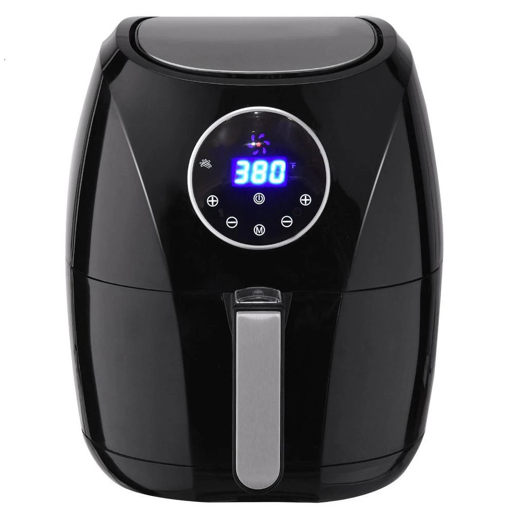 Costway 1400-Watt Electric Air Fryer 3.4 Qt. LCD Touch Screen Timer And Temperature Control 3 Costway 1400-Watt Electric Air Fryer 3.4 Qt. LCD Touch Screen Timer And Temperature Control