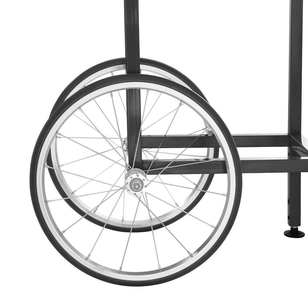 Great Northern Foundation 4 Oz. Black Hot Oil Popcorn Machine With Cart 6 Great Northern Foundation 4 Oz. Black Hot Oil Popcorn Machine With Cart - Image 4