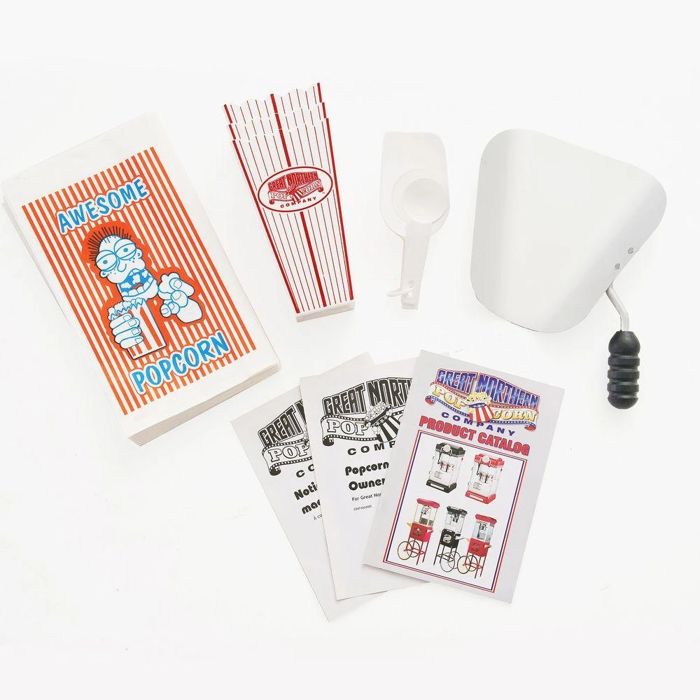 Great Northern Foundation 4 Oz. Black Hot Oil Popcorn Machine With Cart 9 Great Northern Foundation 4 Oz. Black Hot Oil Popcorn Machine With Cart - Image 7