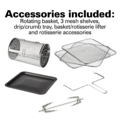 Hamilton Beach 11 Qt. Black Digital Air Fryer With Rotisserie And Rotating Basket -Tool Discount Store black hamilton beach air fryers 35070 fa 1000