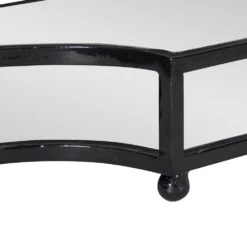 Kate And Laurel Ciel Black Mirrored Decorative Tray -Tool Discount Store black kate and laurel decorative trays 213757 4f 1000