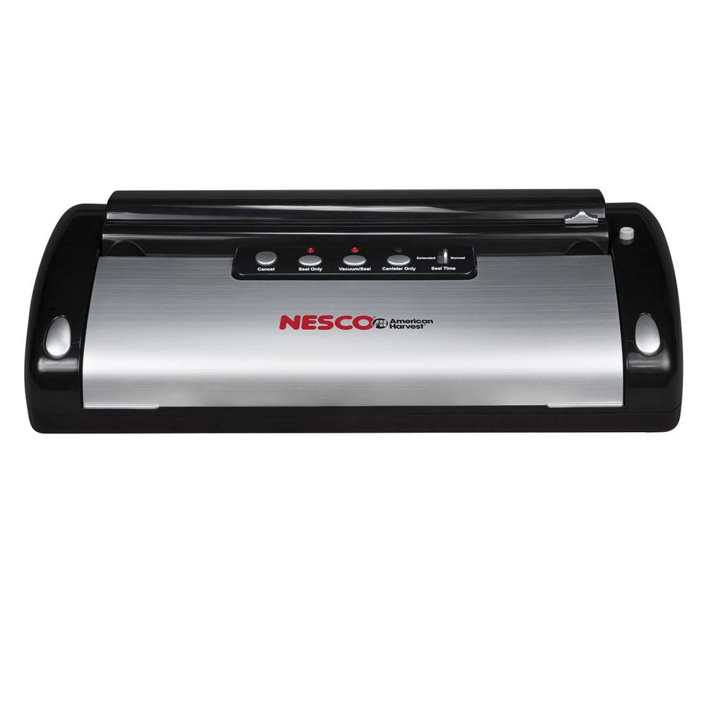 Nesco Black Food Vacuum Sealer With Bag Cutter 3 Nesco Black Food Vacuum Sealer With Bag Cutter