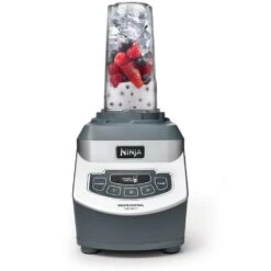 NINJA Nutri Ninja 72 Oz. 3-Speed Black Professional Blender With 2 Single Serve Cups -Tool Discount Store black ninja countertop blenders bl660 76 1000