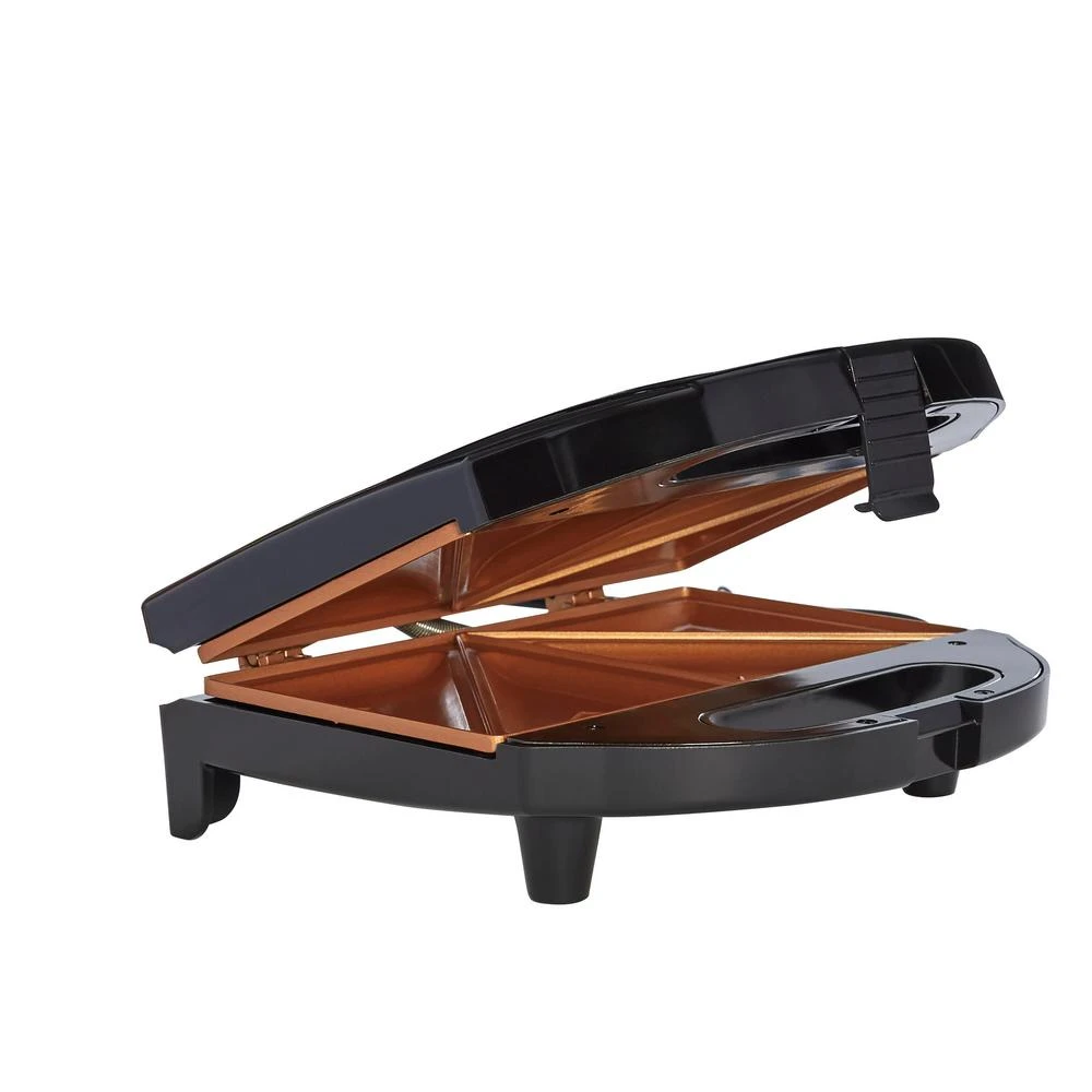 Gotham Steel Ti-Ceramic Black Non-Stick Sandwich Maker 4 Gotham Steel Ti-Ceramic Black Non-Stick Sandwich Maker - Image 2