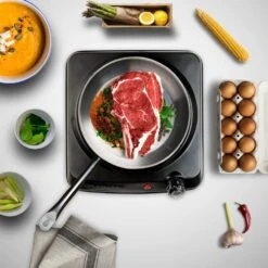 Ovente 1000-Walt (120-Volt) Single Burner 6 In. Hot Plate Black Adjustable Temperature Control -Tool Discount Store black ovente hot plates bgc101b 31 1000