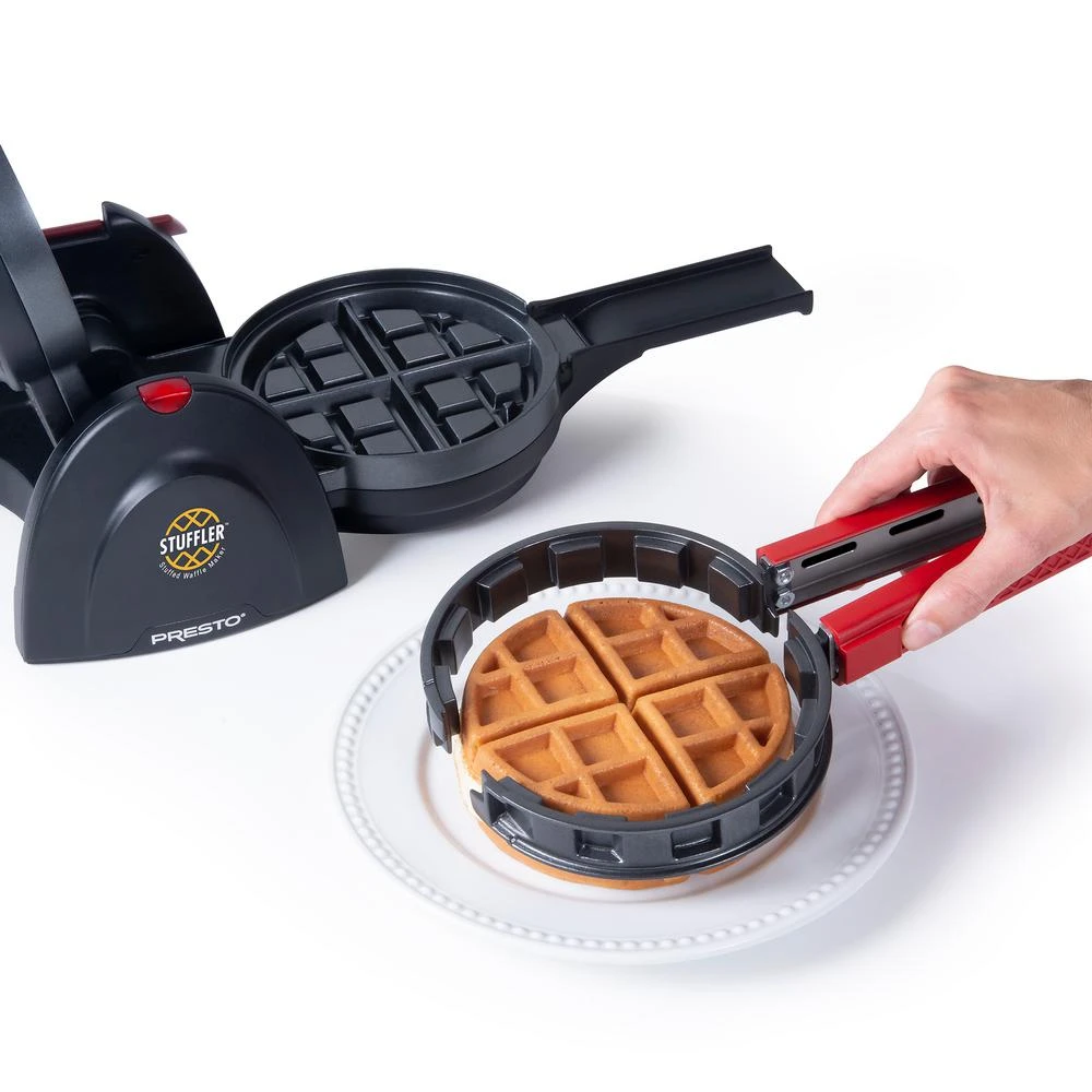 Presto 5 In. 900-Watt Black Belgian Stuffler Stuffed Waffle Maker 6 Presto 5 In. 900-Watt Black Belgian Stuffler Stuffed Waffle Maker - Image 4