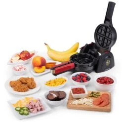 Presto 5 In. 900-Watt Black Belgian Stuffler Stuffed Waffle Maker 13 Presto 5 In. 900-Watt Black Belgian Stuffler Stuffed Waffle Maker -Tool Discount Store black presto waffle makers 03512 44 1000