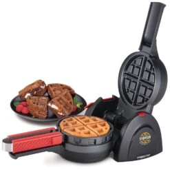Presto 5 In. 900-Watt Black Belgian Stuffler Stuffed Waffle Maker 15 Presto 5 In. 900-Watt Black Belgian Stuffler Stuffed Waffle Maker -Tool Discount Store black presto waffle makers 03512 76 1000