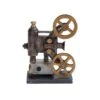 LITTON LANE Vintage Movie Projector And Film Reels Metal Decor 2 LITTON LANE Vintage Movie Projector And Film Reels Metal Decor -Tool Discount Store black sculptures 51872 64 1000