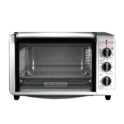 Black & Decker BLACK+DECKER 1500 W 6-Slice Black And Silver Convection Toaster Oven