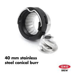 OXO 12 Oz. Black Stainless Steel Burr Coffee Grinder With Integrated Scale 22 OXO 12 Oz. Black Stainless Steel Burr Coffee Grinder With Integrated Scale -Tool Discount Store black stainless steel oxo coffee grinders 8710200 66 1000