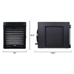 Tribest Sedona Express 11-Tray Black Stainless Steel Food Dehydrator With Built-In Timer 17 Tribest Sedona Express 11-Tray Black Stainless Steel Food Dehydrator With Built-In Timer -Tool Discount Store black tribest dehydrators sde s6780 b 76 1000