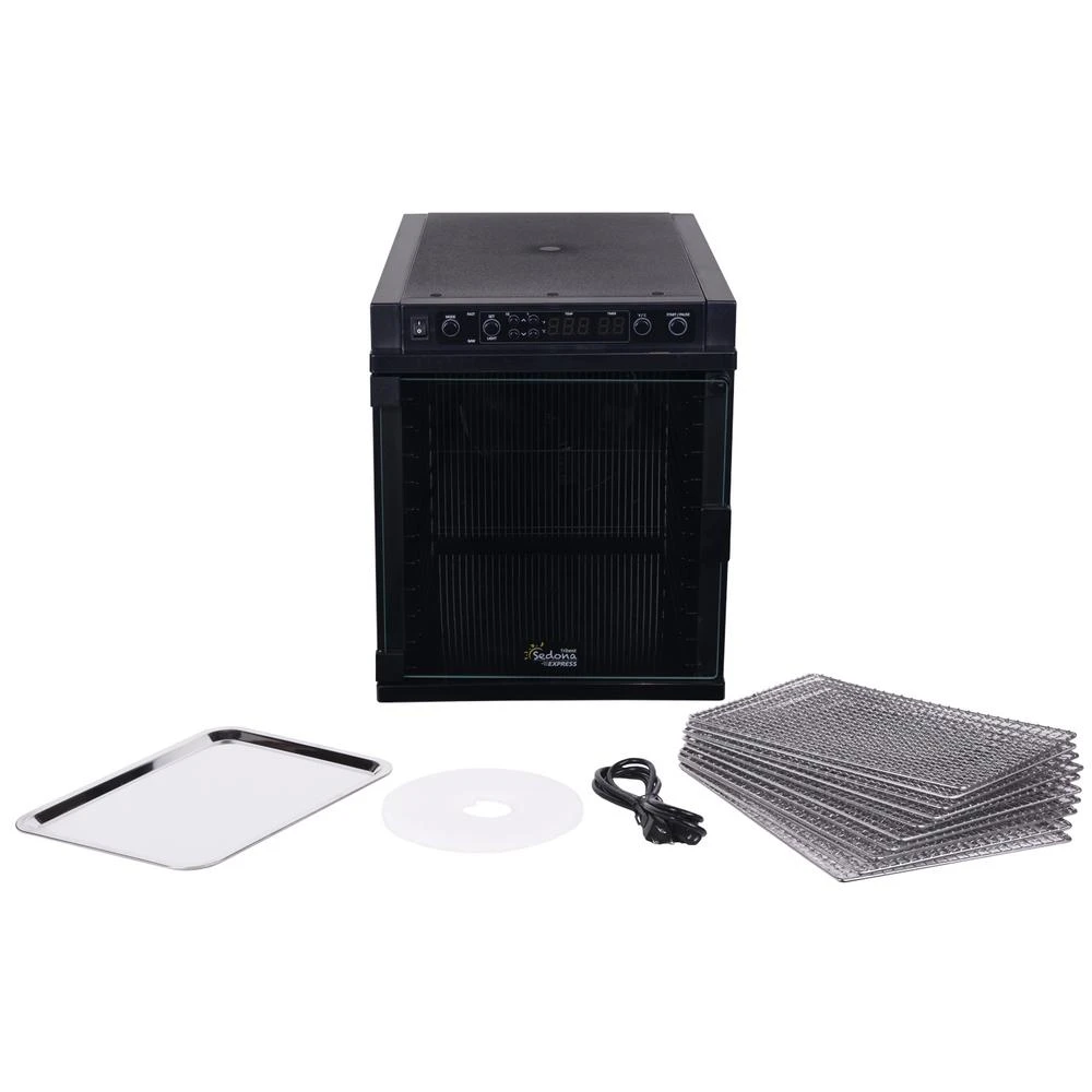 Tribest Sedona Express 11-Tray Black Stainless Steel Food Dehydrator With Built-In Timer 4 Tribest Sedona Express 11-Tray Black Stainless Steel Food Dehydrator With Built-In Timer - Image 2