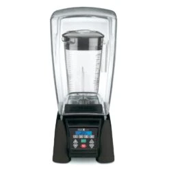 Waring Commercial Xtreme 64 Oz. 10-Speed Clear Blender Black With 3.5 HP, LCD Display, Programmable & Sound Enclosure