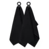 RITZ Hook And Hang Black Woven Cotton Kitchen Towel (Set Of 2) -Tool Discount Store blacks ritz kitchen towels 84114 64 1000