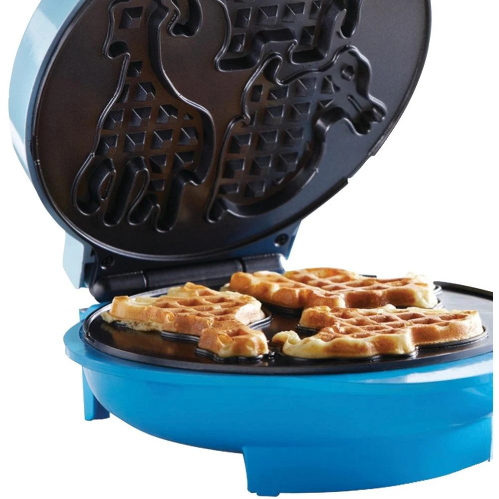 Brentwood Appliances Blue Animal-Shapes Waffle Maker 7 Brentwood Appliances Blue Animal-Shapes Waffle Maker - Image 5
