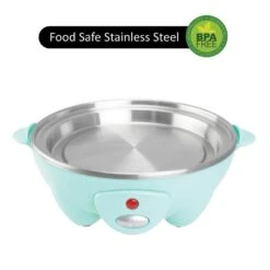 Brentwood 7-Egg Blue Electric Egg Cooker With Auto Shutoff 12 Brentwood 7-Egg Blue Electric Egg Cooker With Auto Shutoff -Tool Discount Store blue brentwood egg cookers ts 1045bl 1f 1000