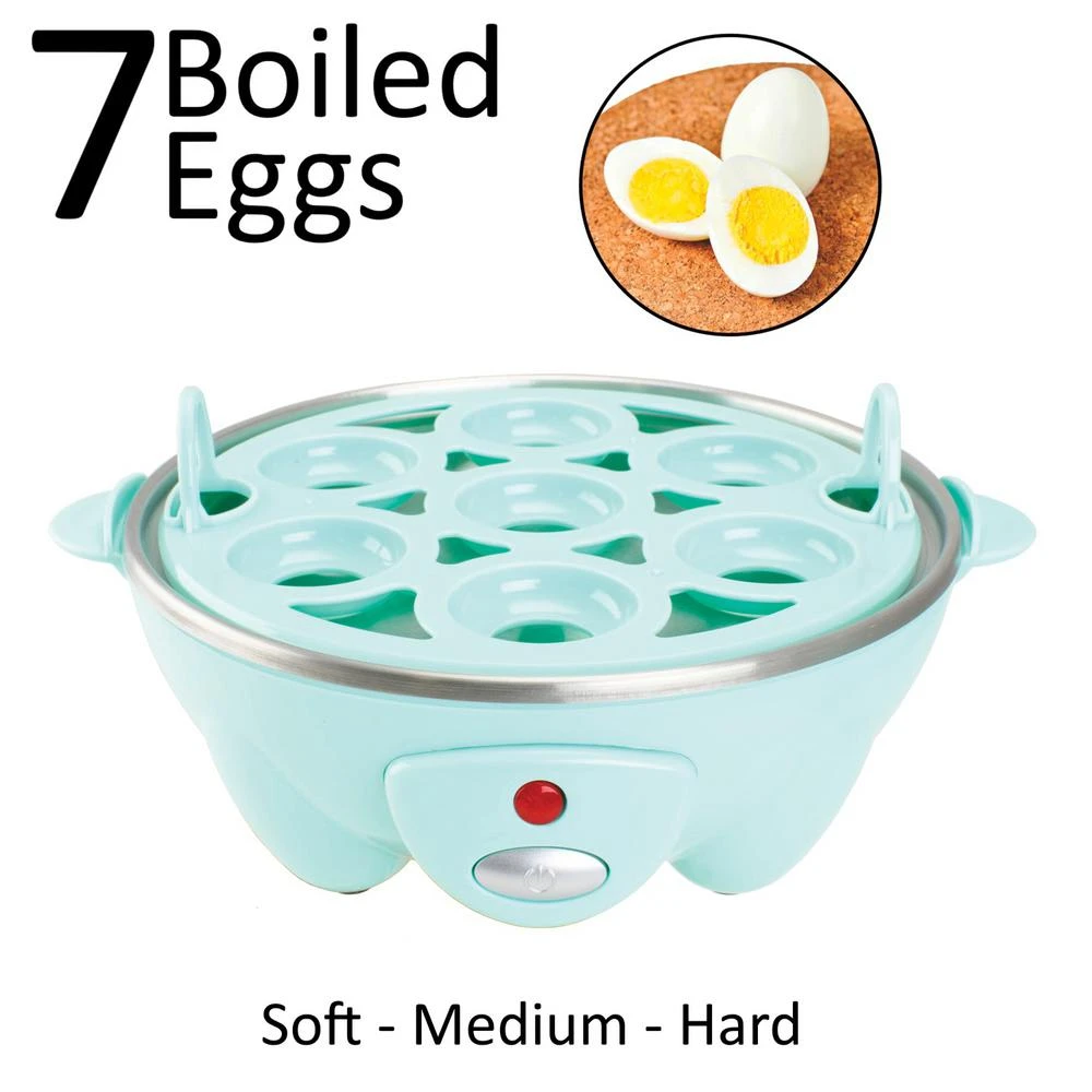 Brentwood 7-Egg Blue Electric Egg Cooker With Auto Shutoff 9 Brentwood 7-Egg Blue Electric Egg Cooker With Auto Shutoff - Image 7
