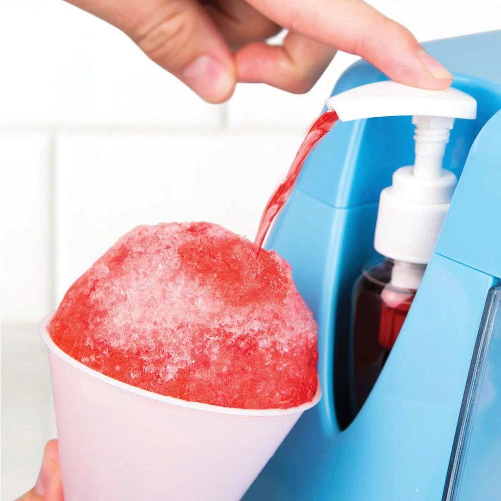 Nostalgia 240 Oz. Blue Countertop Snow Cone Machine 6 Nostalgia 240 Oz. Blue Countertop Snow Cone Machine - Image 4