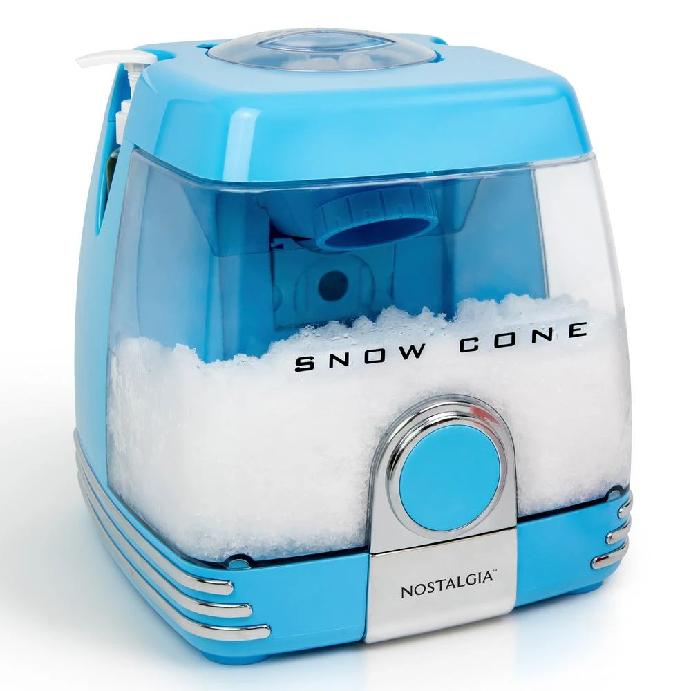 Nostalgia 240 Oz. Blue Countertop Snow Cone Machine 3 Nostalgia 240 Oz. Blue Countertop Snow Cone Machine