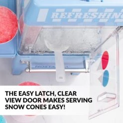 Nostalgia Vintage 160 Oz. Snow Cone Maker In Blue With Reusable Cones 12 Nostalgia Vintage 160 Oz. Snow Cone Maker In Blue With Reusable Cones -Tool Discount Store blue nostalgia snow cone machines scm525bl 44 1000