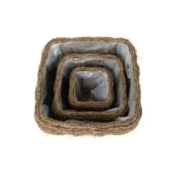 3R Studios Bamboo Branch Decorative Baskets With Clothespon Legs (Set Of 3) 12 3R Studios Bamboo Branch Decorative Baskets With Clothespon Legs (Set Of 3) -Tool Discount Store brown 3r studios storage baskets df1955 44 1000