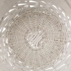 Glitzhome Natural/White Round Wicker Baskets (Set Of 3) 12 Glitzhome Natural/White Round Wicker Baskets (Set Of 3) -Tool Discount Store brown glitzhome storage baskets 1504203390 1f 1000